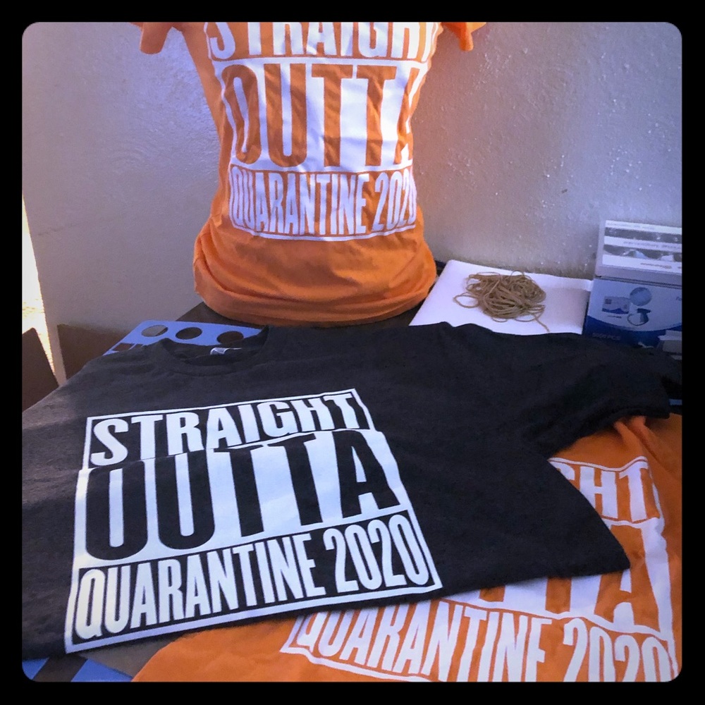 STRAIGHT OUT OF QUARANTINE T-SHIRTS